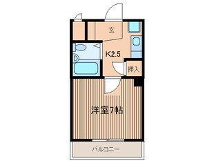 サンパルセの物件間取画像